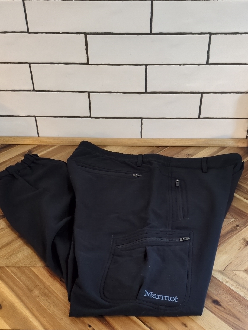 Marmot Black Men's insulated snow sport pants - Picture 3 of 8